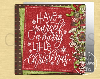 CRAFT SIGN Have Yourself A Merry Little Christmas Crafts Decor Wreaths