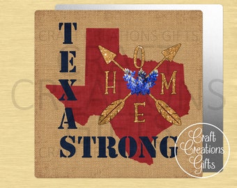 CRAFT SIGN Texas Strong Home Wreaths Crafts Tiered Tray Decor Proud Texan Theme