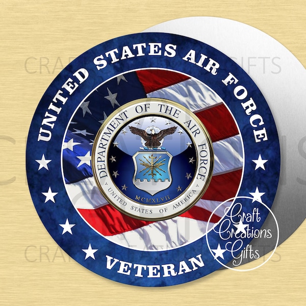 CRAFT SIGN Air Force Veteran Military Wreaths Crafts Tiered Tray Signs