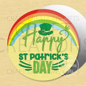 SMALL SIGN Happy St Patricks Day Tiered Tray Craft Projects Home Decor