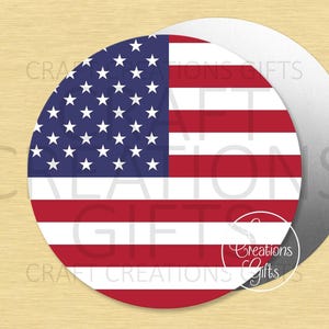SMALL SIGN American Flag Red White Blue Patriotic Tiered Tray Craft Projects Home Decor