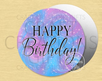 CRAFT SIGN Happy Birthday Celebration Party Round Crafts Wreaths