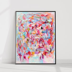 Canvas print roll, Giclee Print, Abstract expressionism, Abstract Canvas Art Print,  Fine Art Print, Wall Art, home artwork gift, art gift