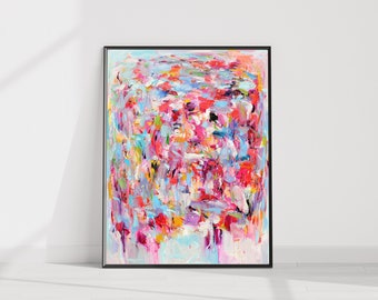 Canvas print roll, Giclee Print, Abstract expressionism, Abstract Canvas Art Print,  Fine Art Print, Wall Art, home artwork gift, art gift