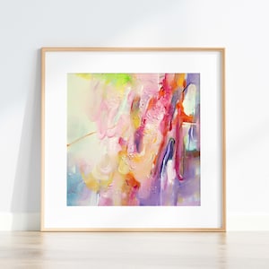Kunst Druck, giclee, abstrakte Malerei, Kunstwerk Künstler signiert, Geschenke, Haus, Wandkunst