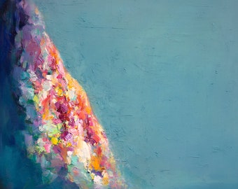 Canvas art print, Abstract Landscape, Giclée, painting, Wall Art gift, Art gift