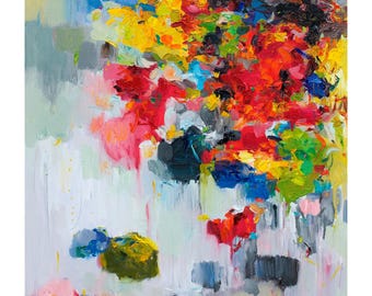Art Print, Abstract painting, Giclee,  reds,  wall Art, Fine Art, gallery wall art,