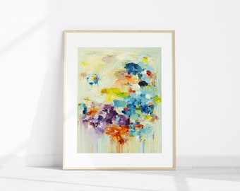 Abstract Giclee Print, home decor, Colourful art, fine art print, Wall Art print, artwork, home gift, art gift,