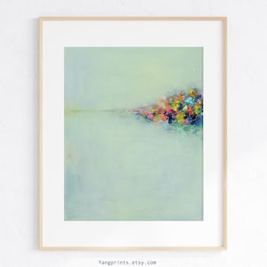 Abstract Landscape Art Print: Giclee Wall Decor, home gift, artwork, minimalism