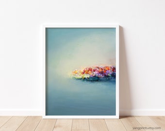 Abstract Art Print- Giclee- landscape painting 91-wall art-home decor-original artwork