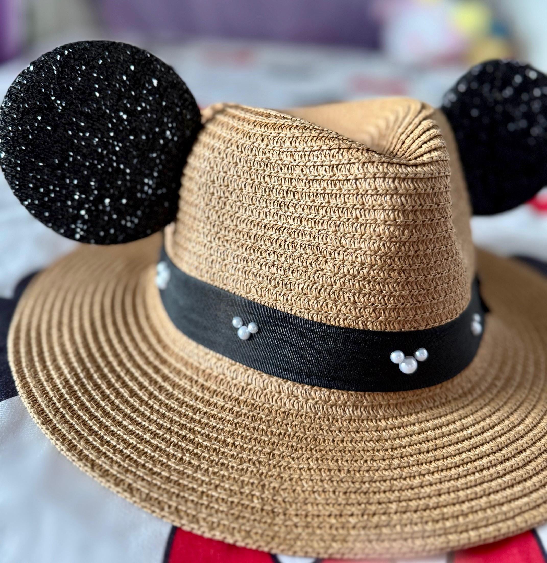Panama hat with ears The NEW Timeless Classic Panama Hat With Traditional Black  main image 4