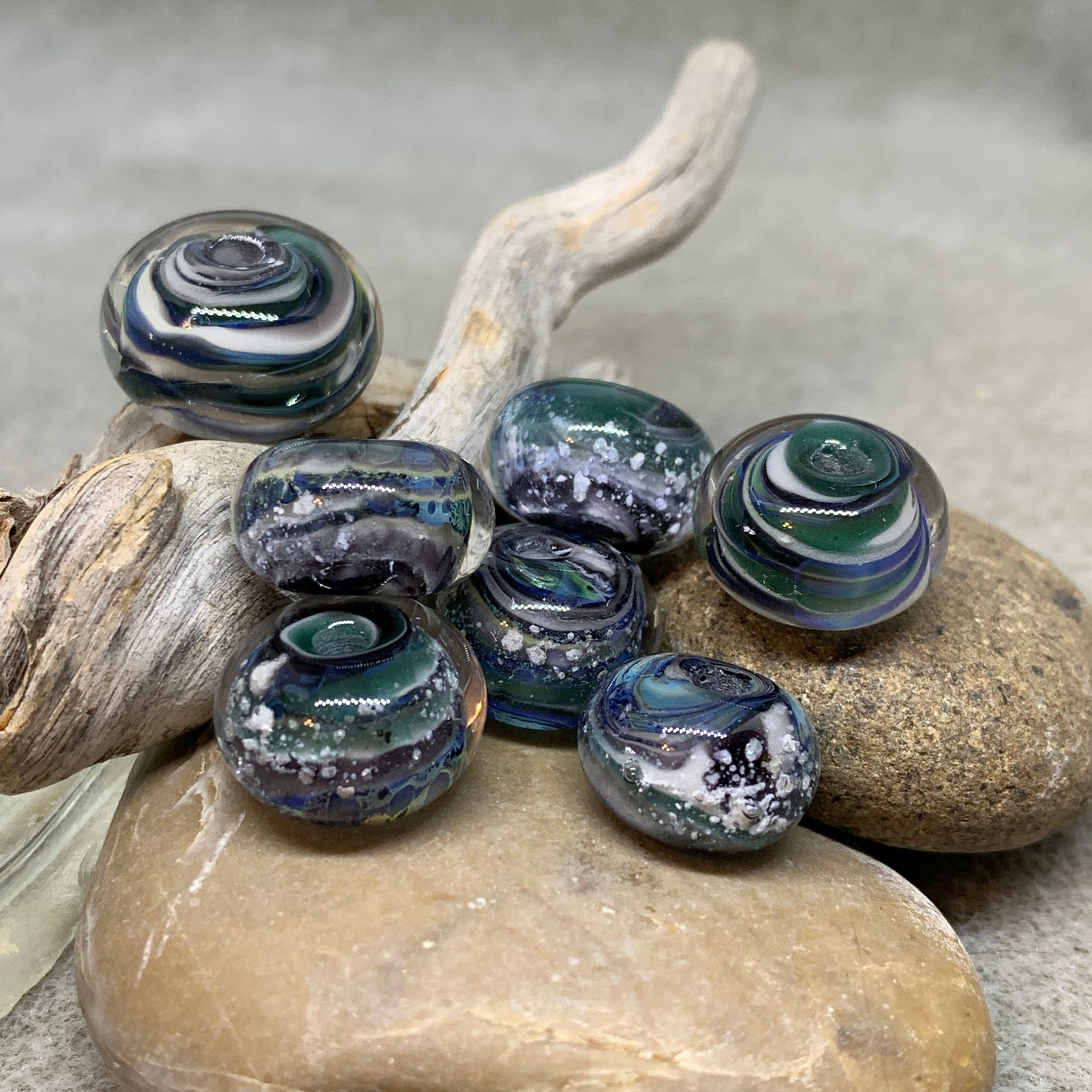 Cremation Ash Glass Beads 1 3 6 or 12 Pet Memorial Etsy