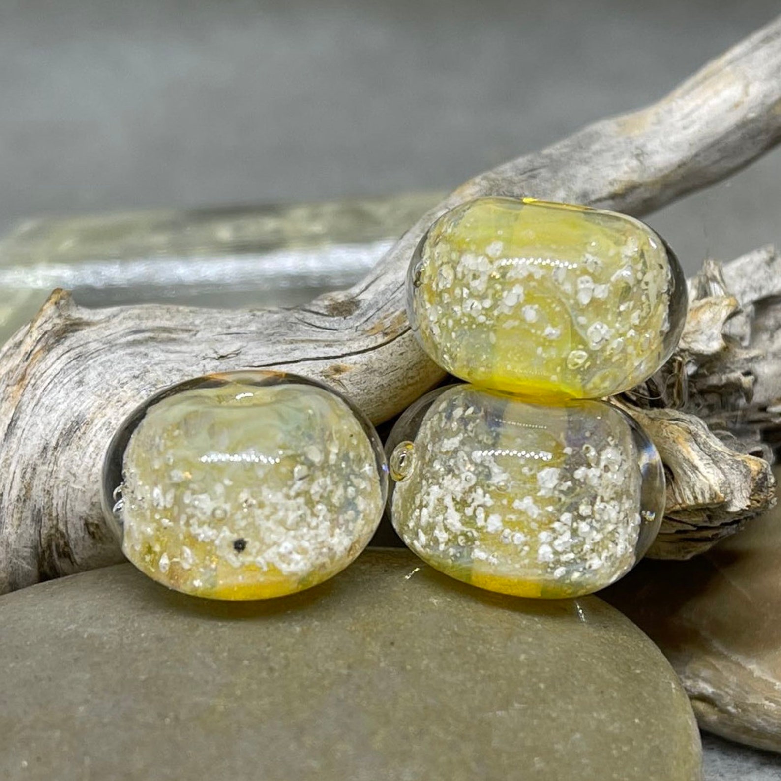 Cremation Ash Glass Beads 1 3 6 or 12 Pet Memorial Etsy