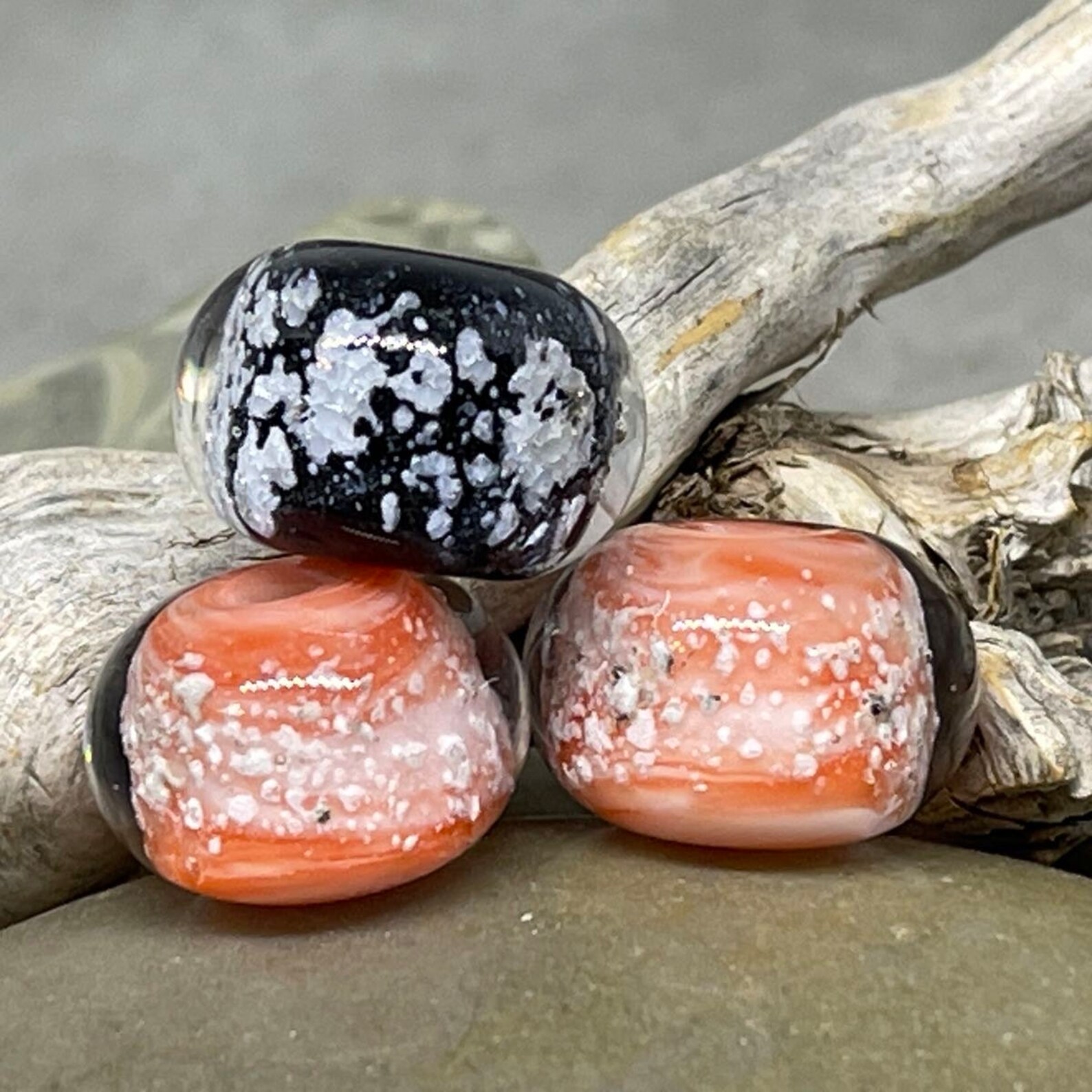 Cremation Ash Glass Beads 1 3 6 or 12 Pet Memorial Etsy