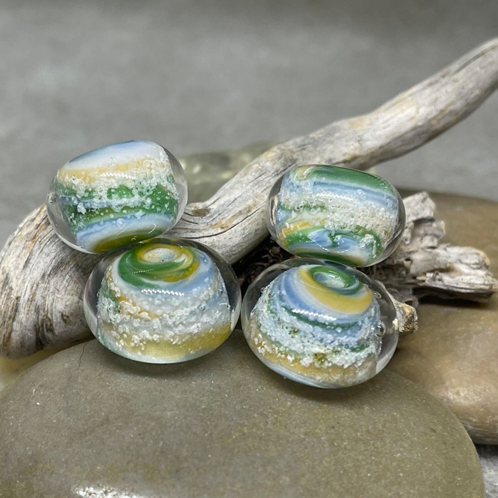 Cremation Ash Glass Beads 1 3 6 or 12 Pet Memorial Etsy
