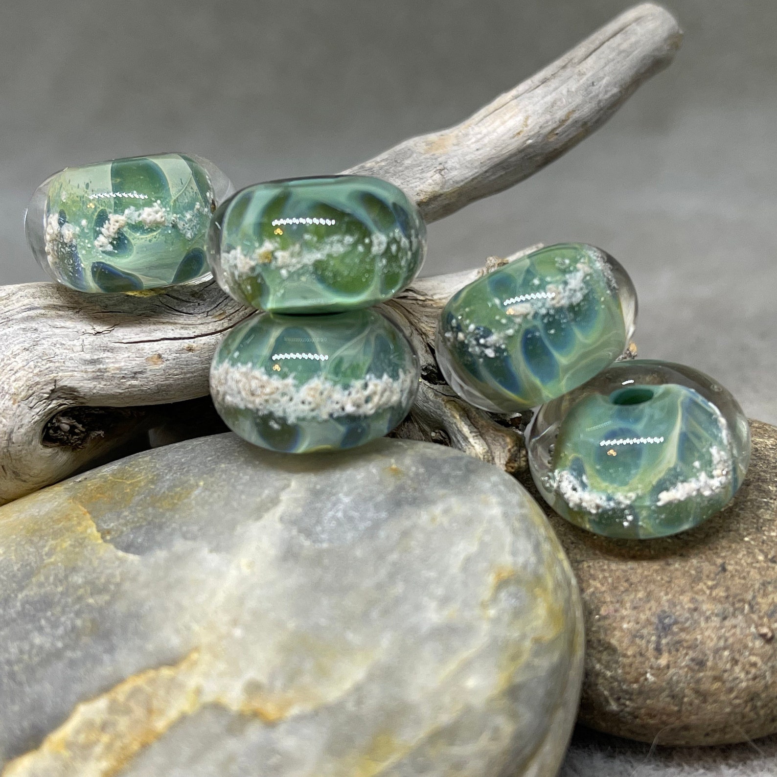 Cremation Ash Glass Beads 1 3 6 or 12 Pet Memorial Etsy