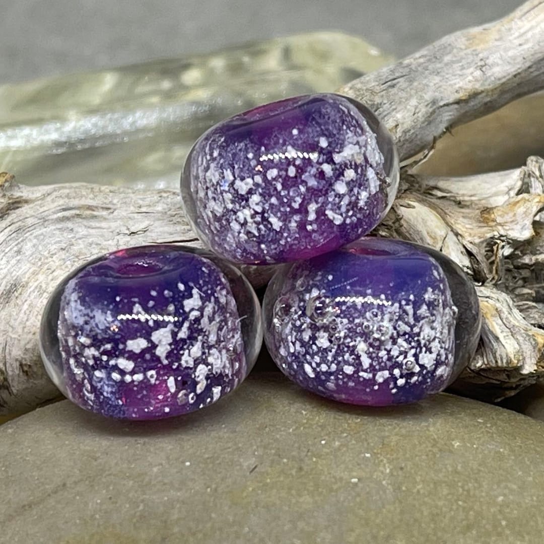 Cremation Ash Glass Beads 1 3 6 or 12 Pet Memorial Etsy