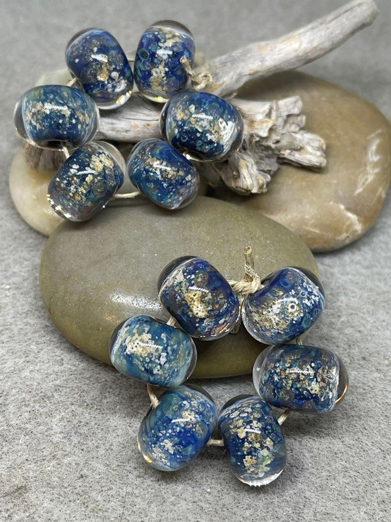 Cremation Ash Glass Beads 1 3 6 or 12 Pet Memorial - Etsy