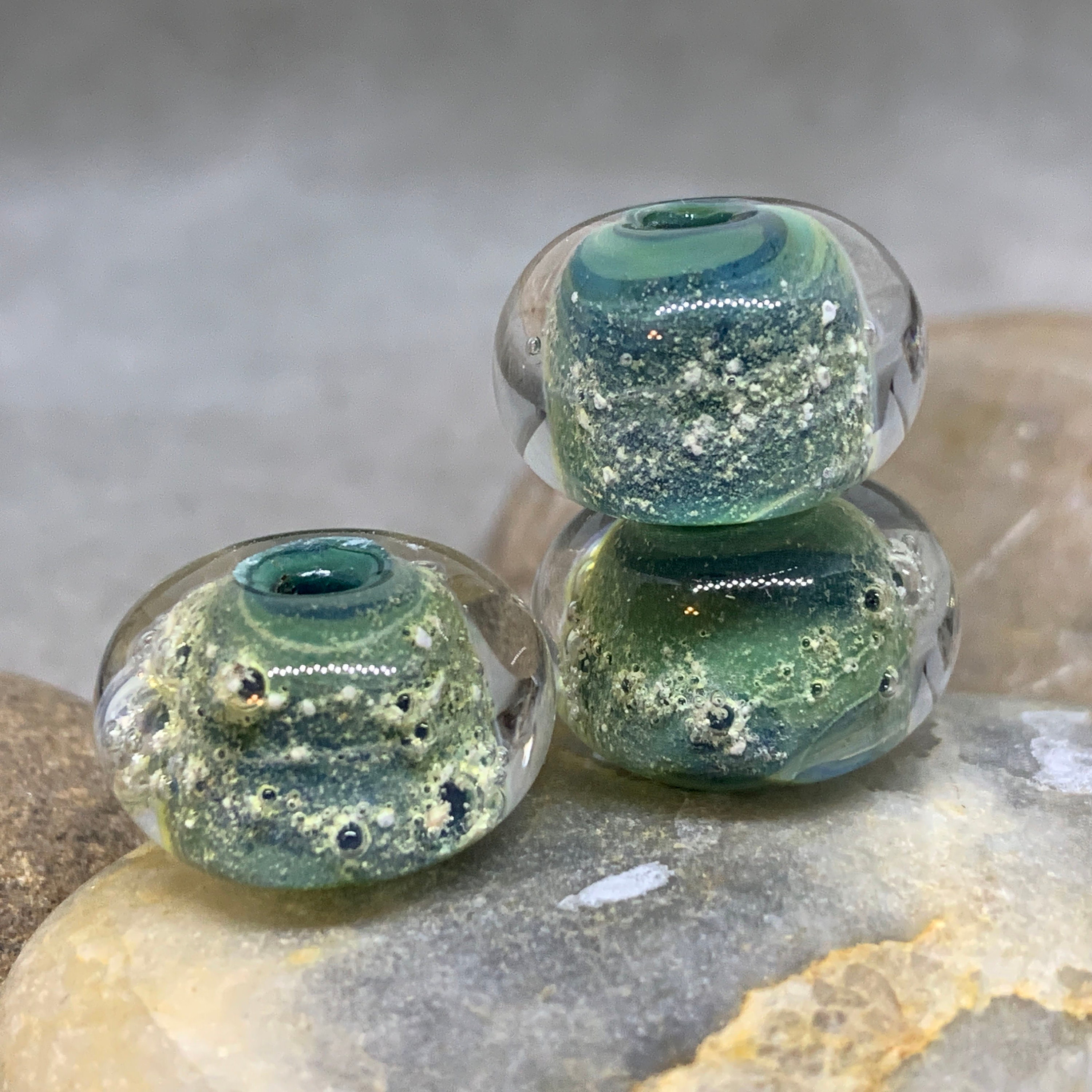 Cremation Ash Glass Beads 1 3 6 or 12 Pet Memorial Etsy