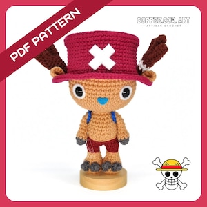Rentier Puppe Häkelanleitung | One Piece Amigurumi | PDF-Schnittmuster