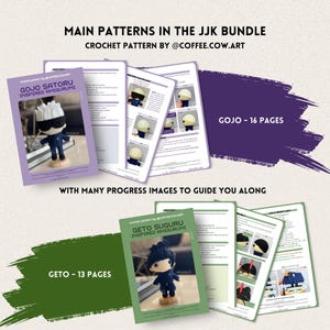 Pattern Bundle 2 in 1: Sorcerer Amigurumi Crochet Doll Pattern - Etsy