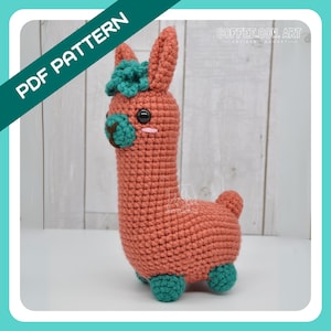 Llama Crochet Pattern: Low Sew Amigurumi (PDF Pattern)