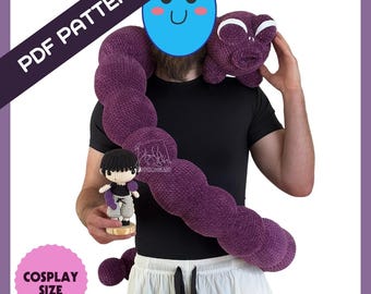 Wurm Cosplay Amigurumi Häkelanleitung (PDF)