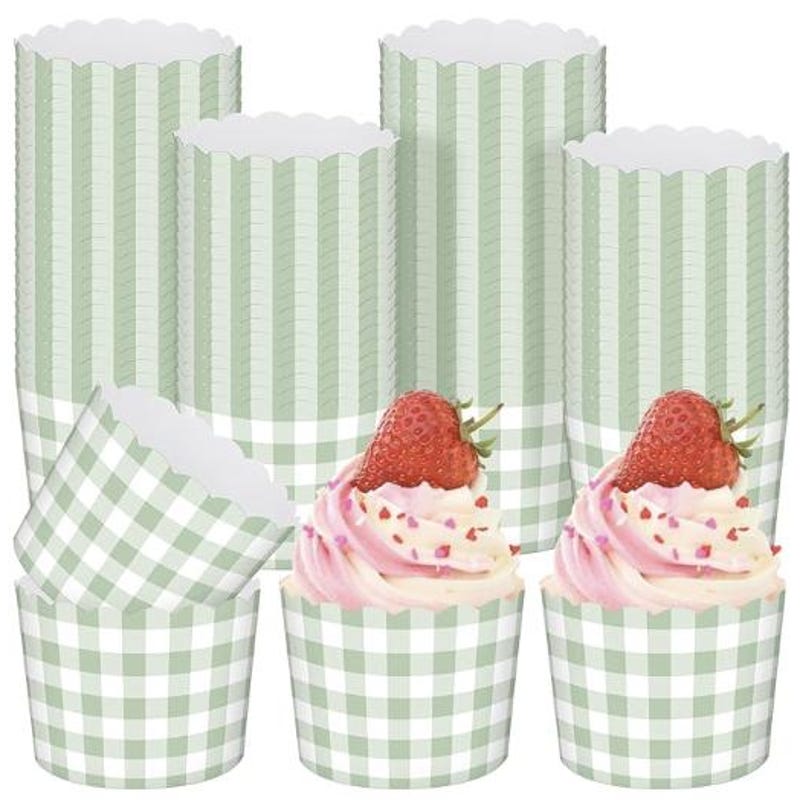 Checkered 7.pdf Checkered Paper Cup - Etsy