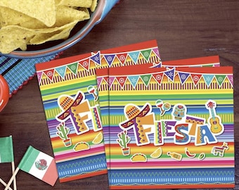 Fiesta Party Napkins- Cinco De Mayo Napkins - Taco Party, Margarita Party Napkins- Party Decor