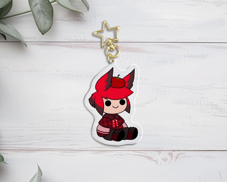 Hazbin Hotel Alastor Plush Keychains Cute Demon Plushies Anime ...