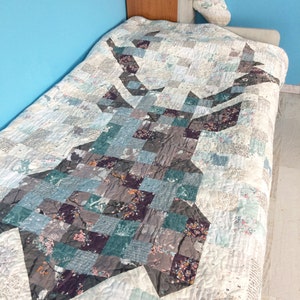 PDF pattern Instant Download DEAR DEER modern quilt by Katarina Roccella featuring Blithe fabrics image 5