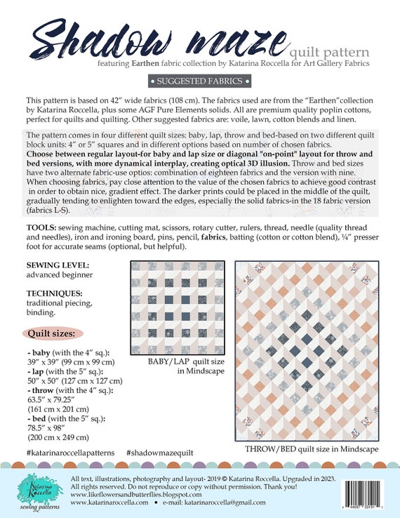 Free Quilting Patterns - Art Gallery Fabrics - Download your favorites!