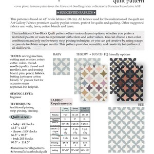 Quilt shop license for printing 6 copies of CHROMAflick Cathedral Instant Download PDF Halloween Eerie QUILT pattern by Katarina Roccella image 4