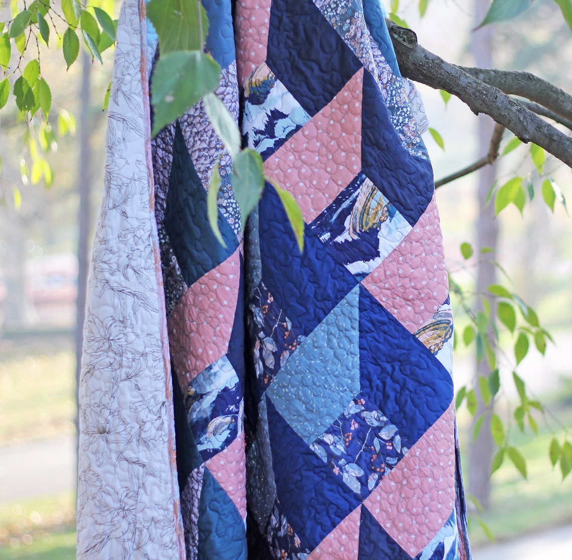 PDF Pattern Instant Download SHADOW MAZE Modern Quilt by Etsy