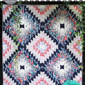 PDF pattern Instant Download Recollection KUBETA aztec modern QUILT by Katarina Roccella image 1