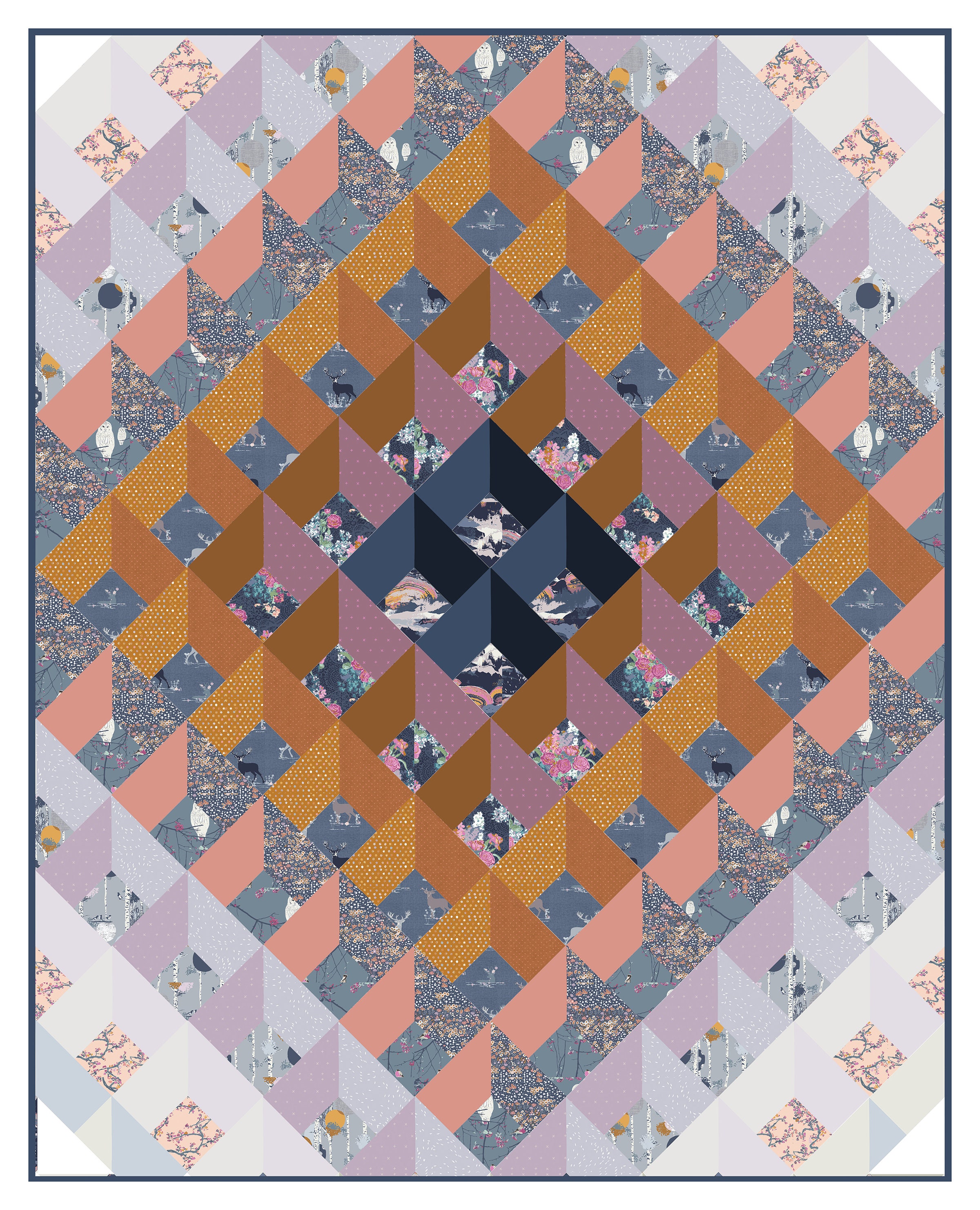 Inca Quilt Pattern, Free PDF by AGF Studio