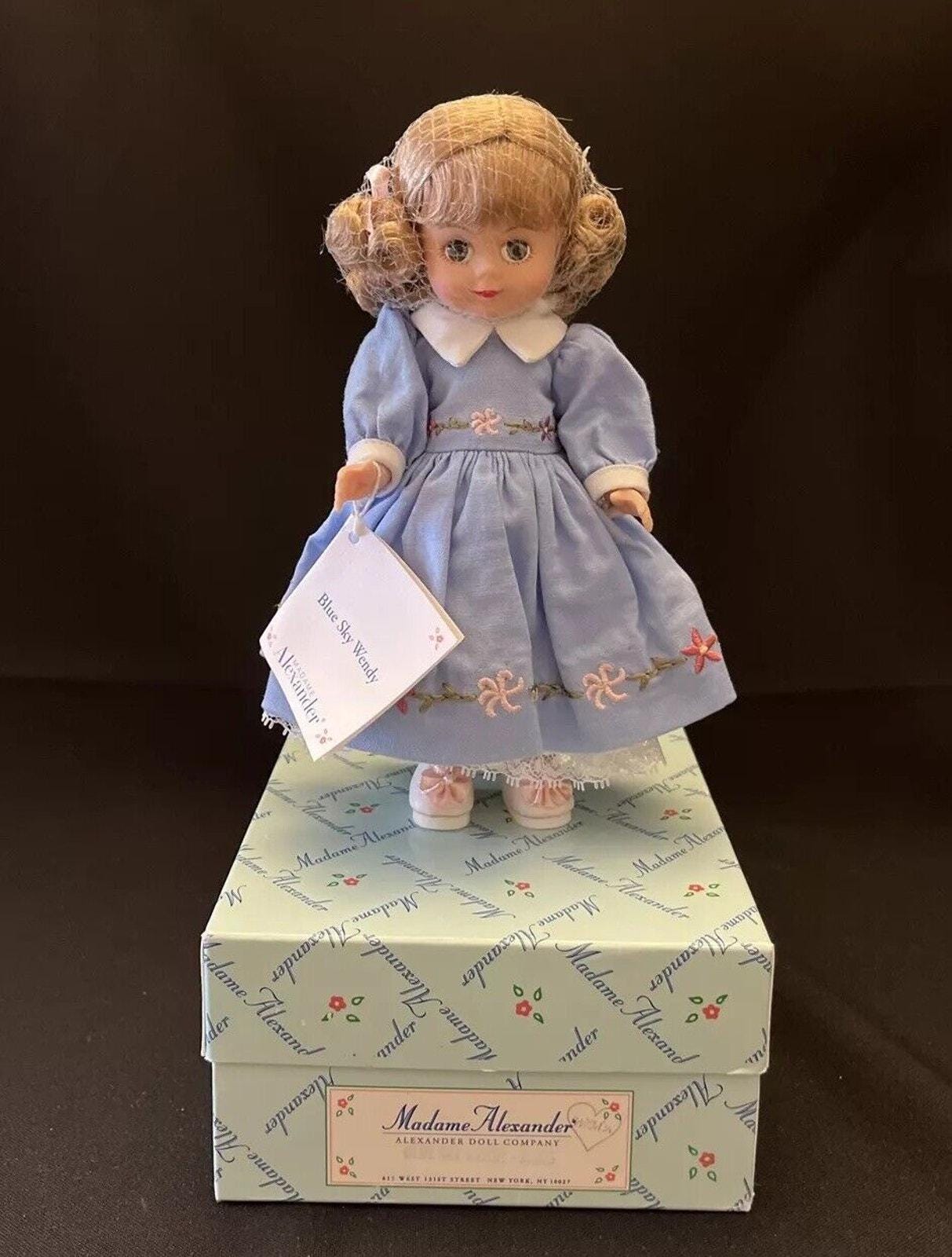 Madame Alexander “blue Sky Wendy” Blue Dress Doll in Box #27925