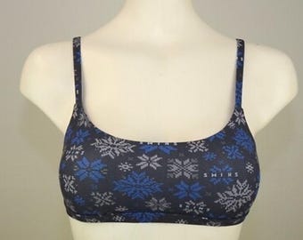 SKIMS Bralette SCOOP SMALL Blue Black Fits Everybody Wireless Stretch 2024