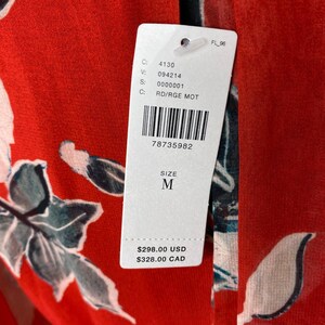 ANTHROPOLOGIE MAXI NWT Exquise Floral Tiered Mock Neck Dress Medium image 14