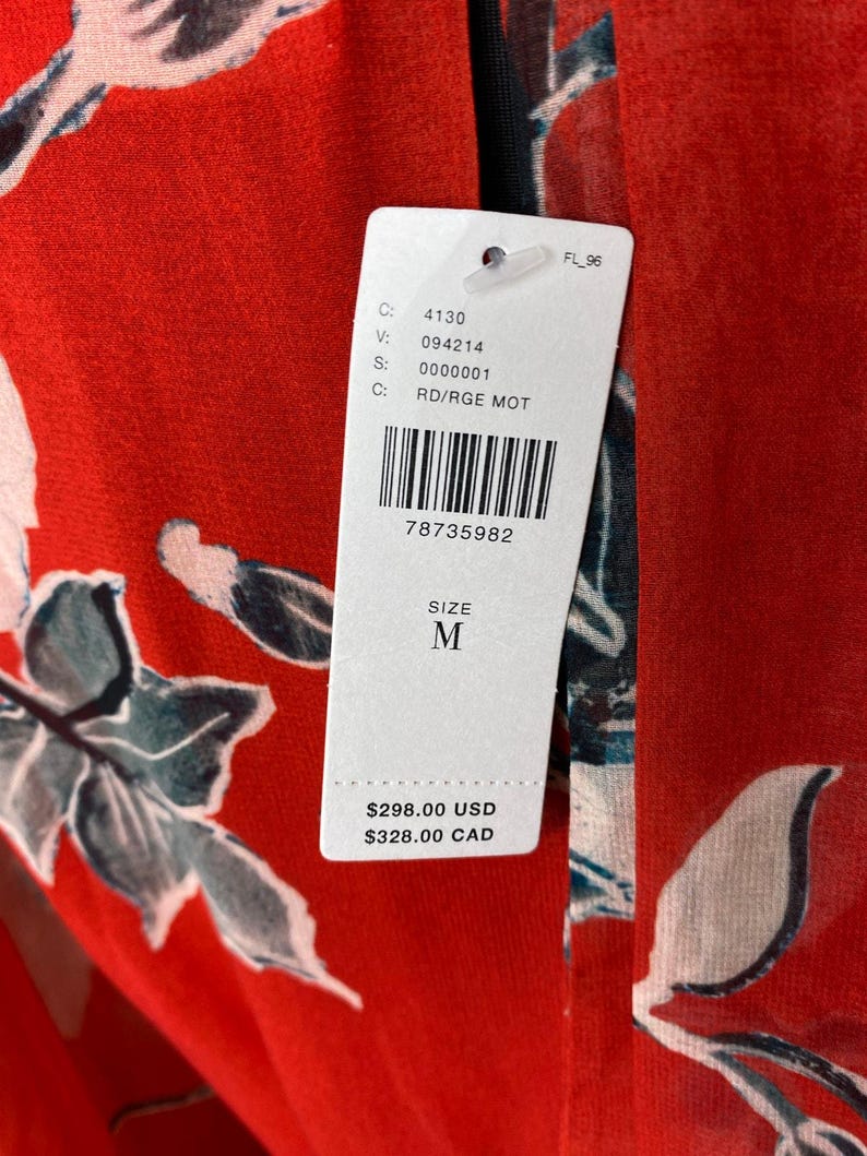 ANTHROPOLOGIE MAXI NWT Exquise Floral Tiered Mock Neck Dress Medium image 14