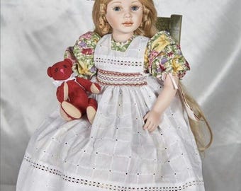 PAULINE'S Limited Edition Dolls JUNE Porcelain 12” Pauline
