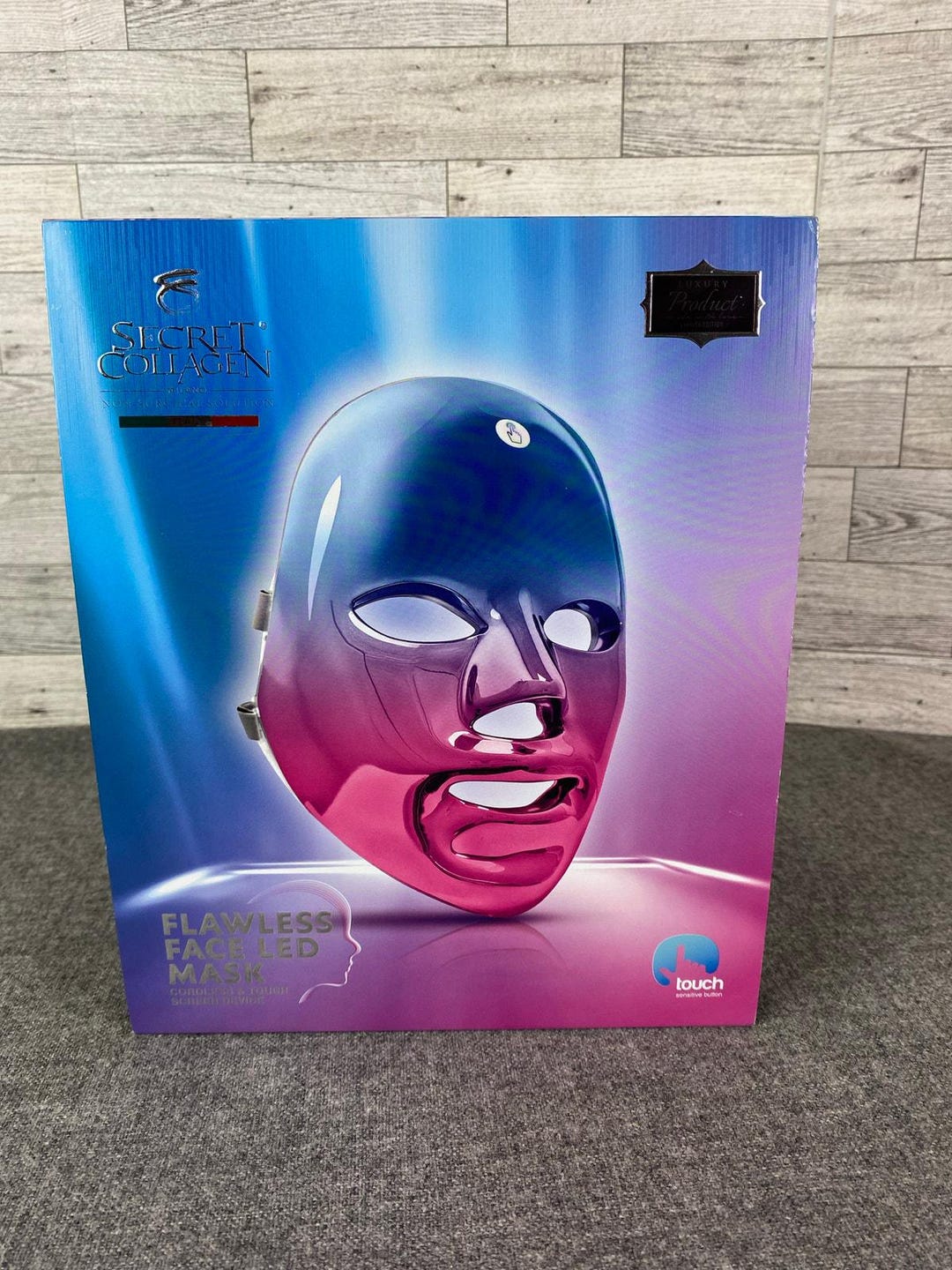 Secret COLLAGEN LED Mask Luxury Cordless Glow Rejuvenating Flawless ...