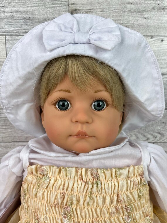 Gotz Luise Doll by Hildegard Gunzel – 21” Baby Girl W/ Bonnet