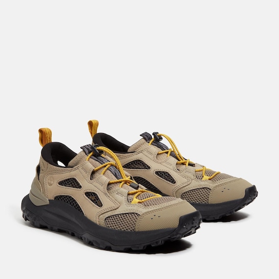 TIMBERLAND MOTION ACCESS Waterproof Hiking Sneaker Beige Mens 9.5W (wide)
