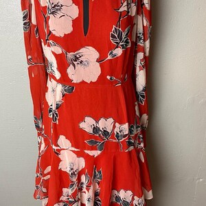 ANTHROPOLOGIE MAXI NWT Exquise Floral Tiered Mock Neck Dress Medium image 3