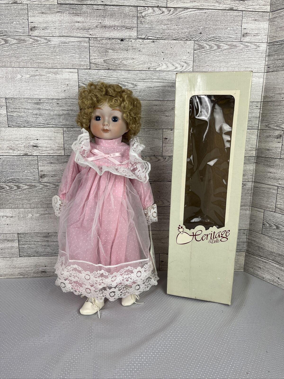Heritage Doll Musical Pink DRESS BLONDE Curly HAIR 16.5 Vintage - Etsy Heritage Doll Musical Pink DRESS BLONDE Curly HAIR 16.5 Vintage - Etsy