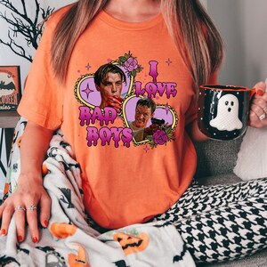 I love Bad Boys Scream Shirt, Billy Loomis, Stu Macher, Favorite Scary Movie Shirts, Love Bad Boys Clipart, Halloween Retro 90s T-Shirts zdjęcie 3