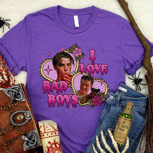 I love Bad Boys Scream Shirt, Billy Loomis, Stu Macher, Favorite Scary Movie Shirts, Love Bad Boys Clipart, Halloween Retro 90s T-Shirts zdjęcie 5