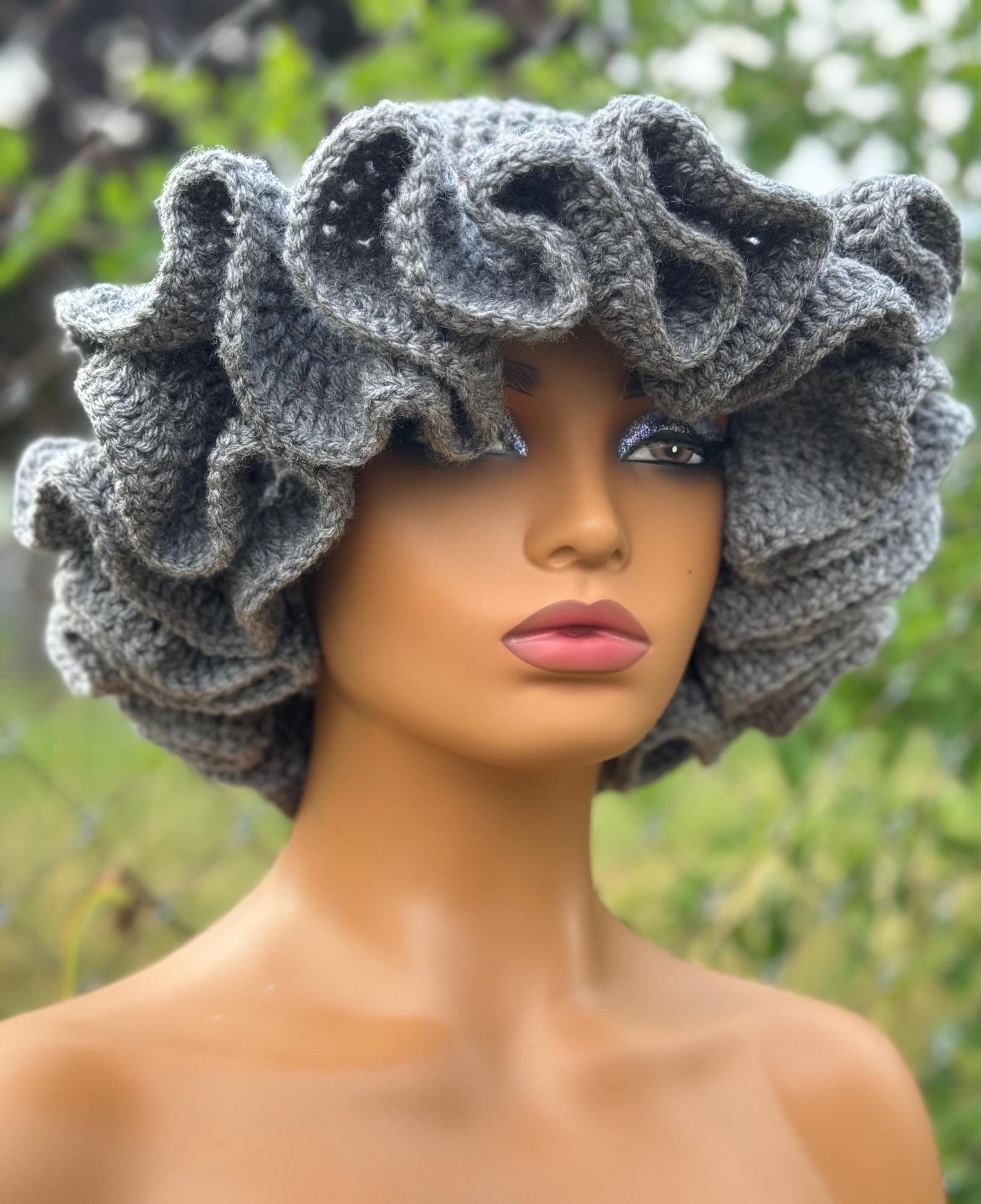 Crochet Ruffle Hat - Etsy