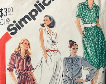 Misses' Pullover ShirtDress Sewing Pattern...Simplicity 5530 Misses' Size 14 Bust 36 Inches